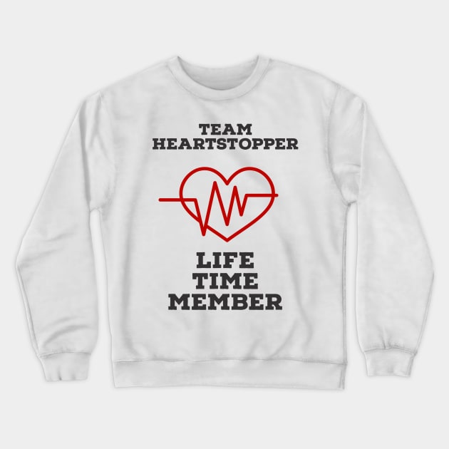 team Heartstopper life time member Crewneck Sweatshirt by cooltific 